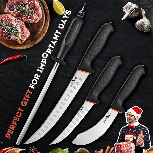Butcher Knife Set for Meat Cutting, Gifts for Men Women5