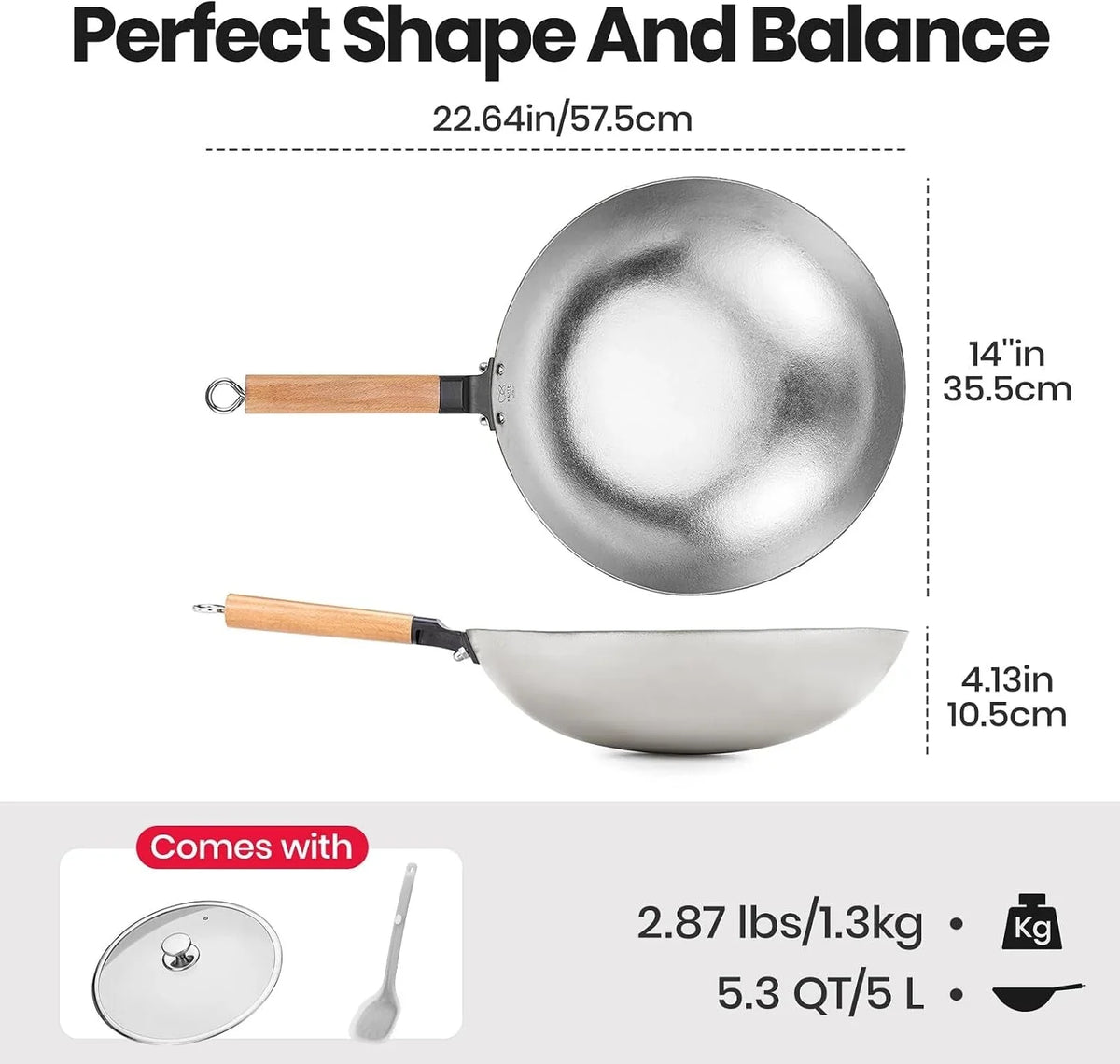 14-titanium-wok-pans-for-cooking-non-stick-stir-fry-pan-with-lid-pure-titanium-cookware-5-quarts-capacity-non-toxic-wok-pfas-pfoa-ptfe-free-gas-open-fire-only-dishwasher-safe
