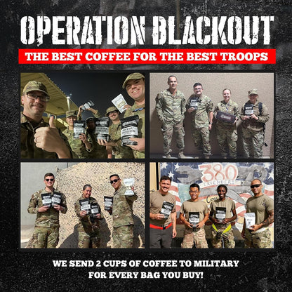 Blackout Coffee Pitch Black Espresso Whole Bean Coffee – Extra Dark Roast, European-Style, Powerfully Bold – Freshly Roasted 12Oz Bag.8