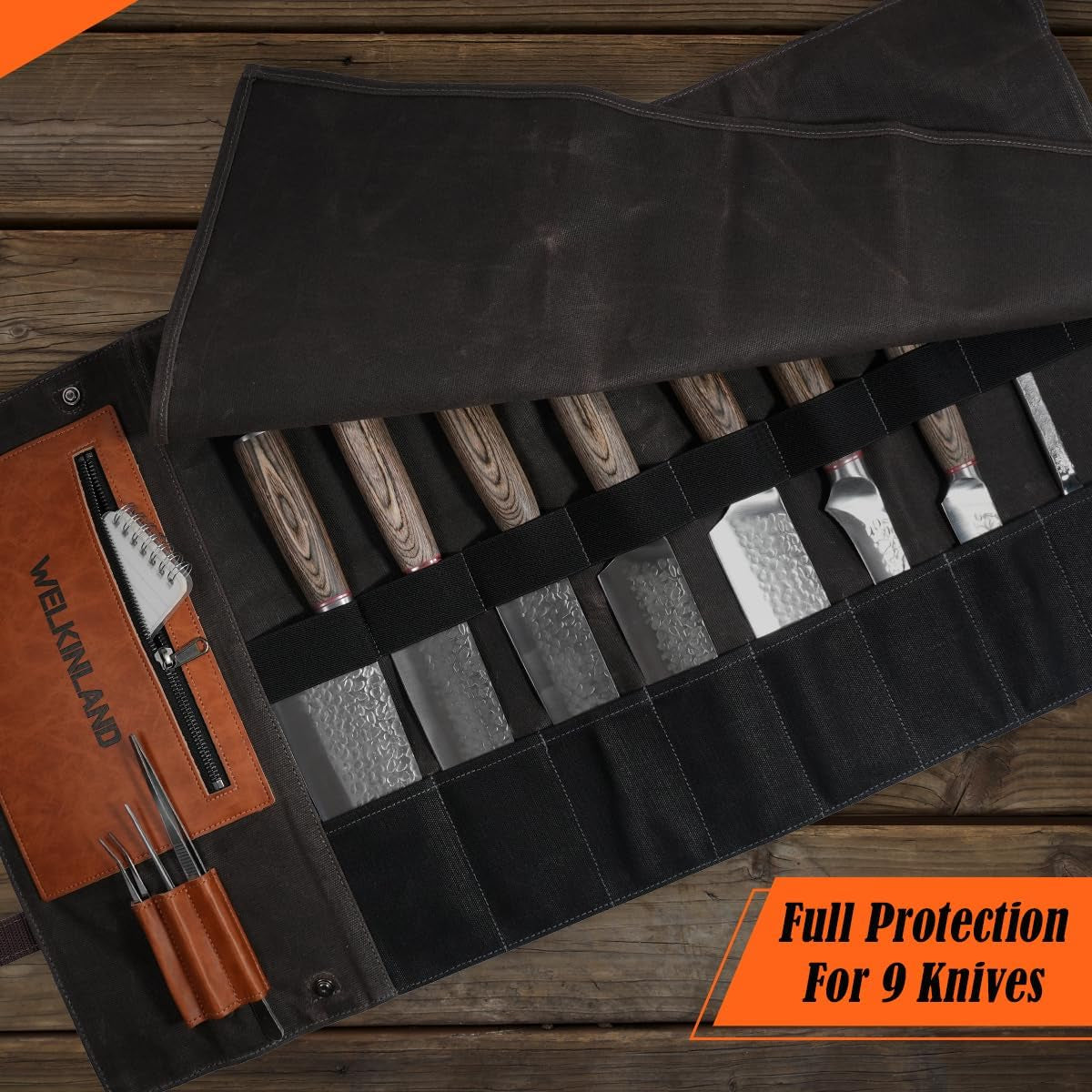 13-pocket-knife-roll-heavy-duty-canvas-leather-knife-roll-bag