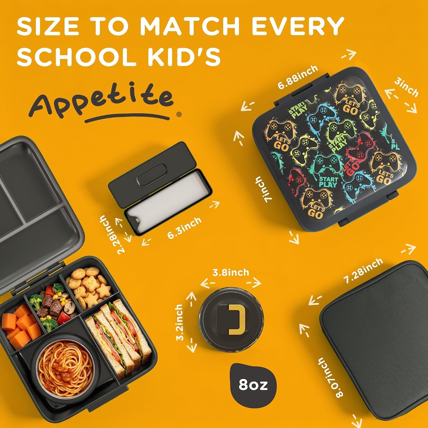bento-lunch-box-for-kids-with-8oz-soup-thermo-leak-proof-lunch-containers-with-5-compartment-thermo-food-jar-and-lunch-bag-food-containers-for-school-a-blackgame-consoley