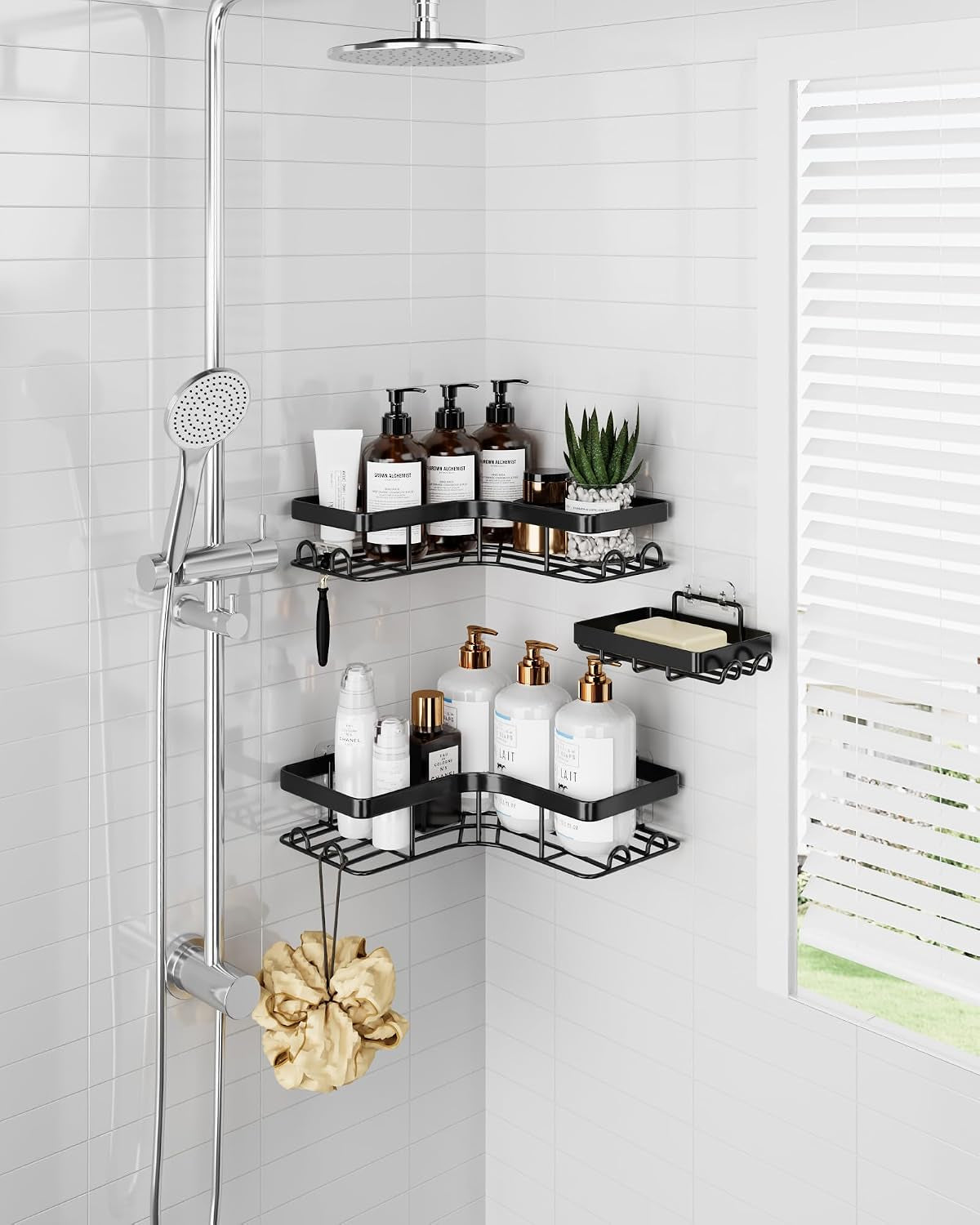 corner-shower-caddy-large-3-pack-soap-holder-hooks-black