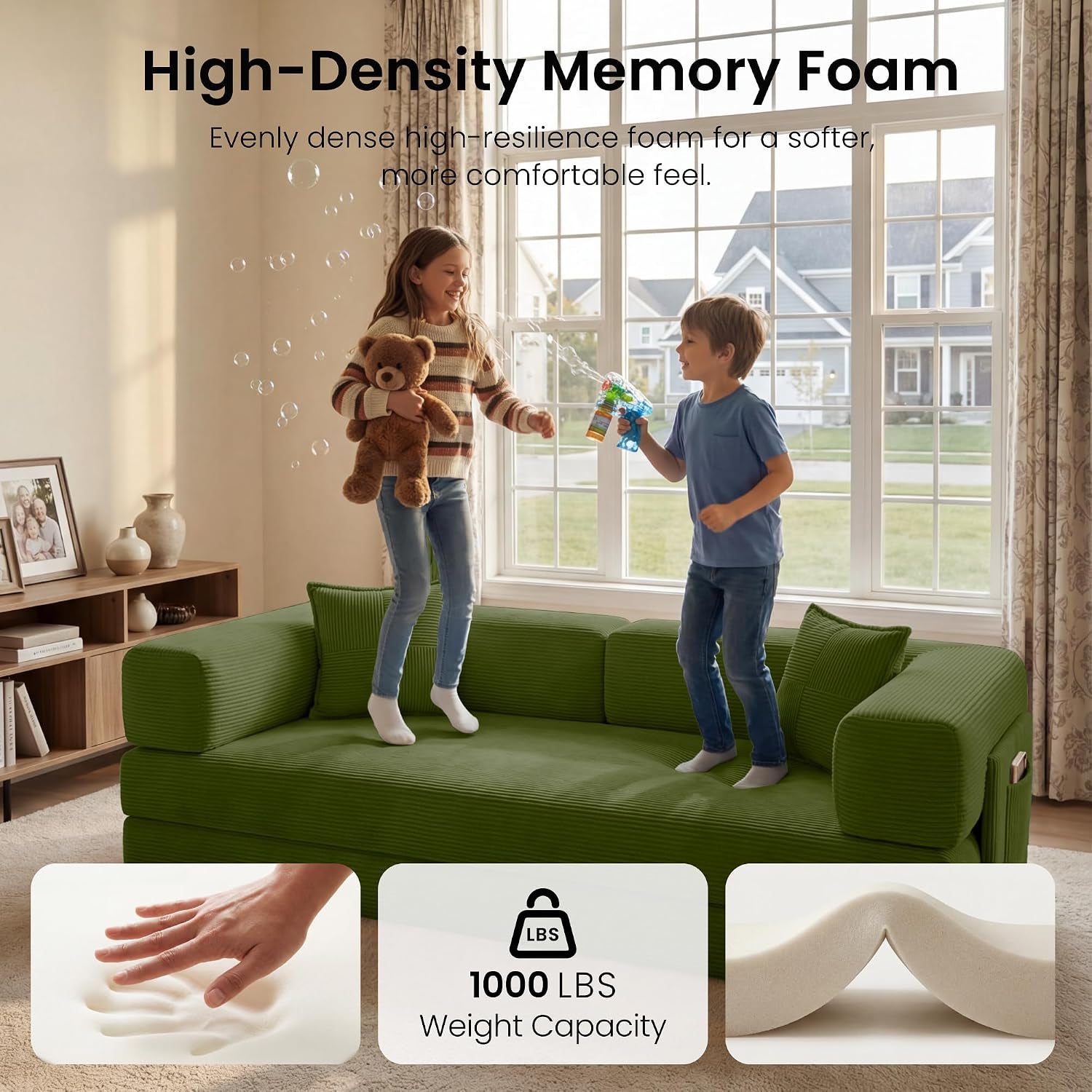 78-8-convertible-futon-sofa-bed-boneless-couch-for-living-room-corduroy-boneless-loveseat-sleeper-sofa-modular-futon-couch-with-storage-pocket-pull-out-couch-no-assembly-green