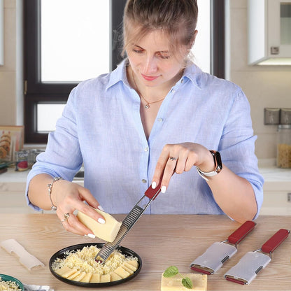 Cheese Grater Citrus Zester Lemon Zester, Pack of 3, Red6