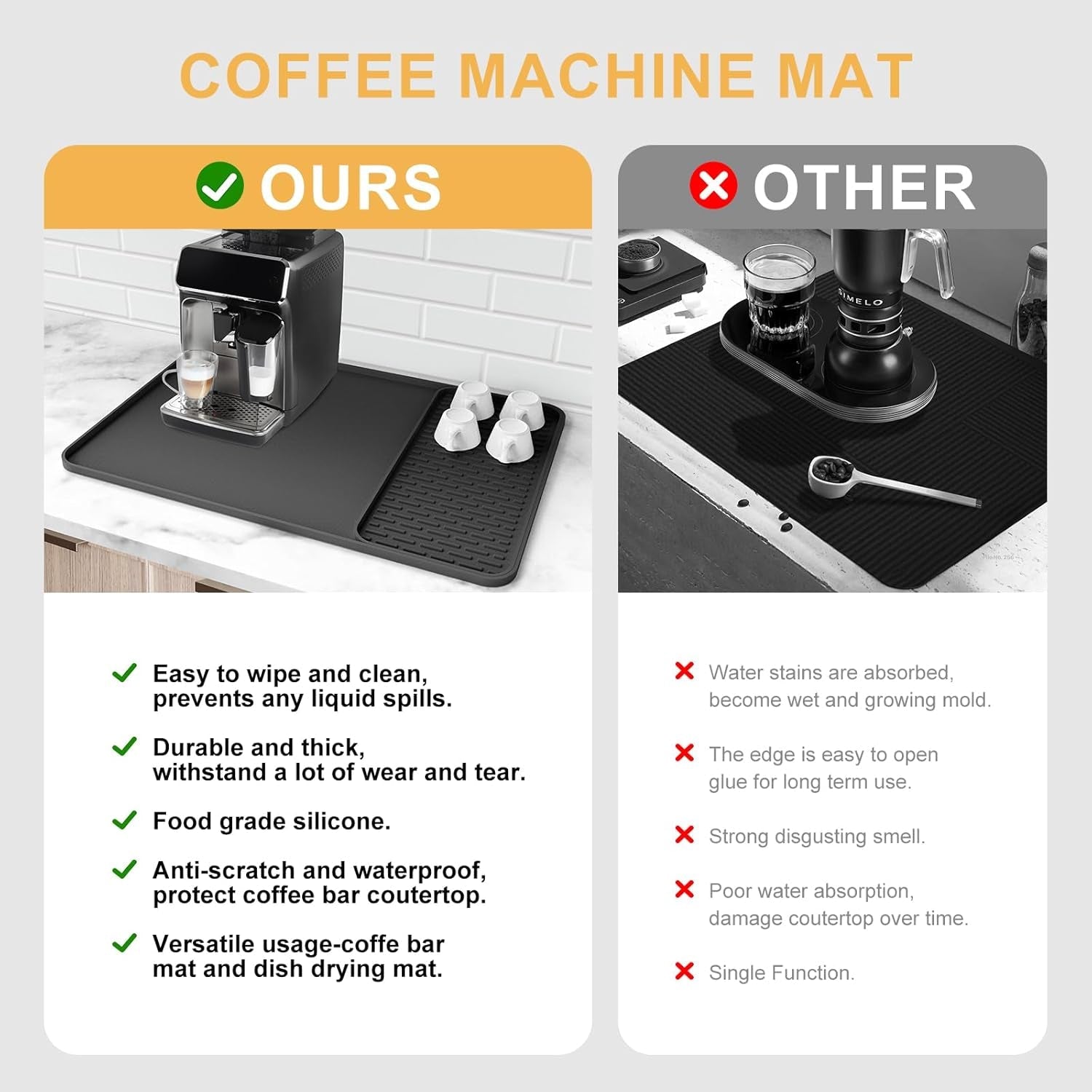 silicone-coffee-mat-24x16-bar-mat-with-detachable-dish-drying-mat-fits-under-coffee-maker-dish-rack