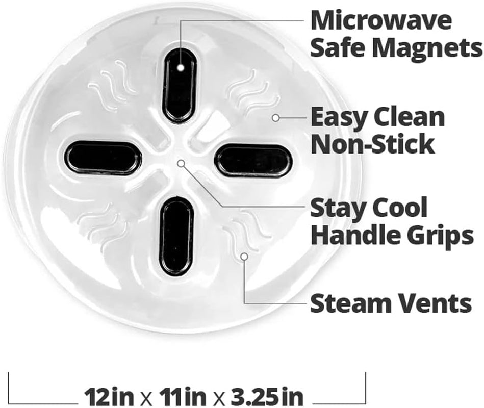 magnetic-microwave-splatter-cover-for-food-12-inch-black-bpa-free-lid-vented-plate-guard-with-steam-vents-anti-splash-microwave-lid-dishwasher-safe-space-saving-magnetic-storage