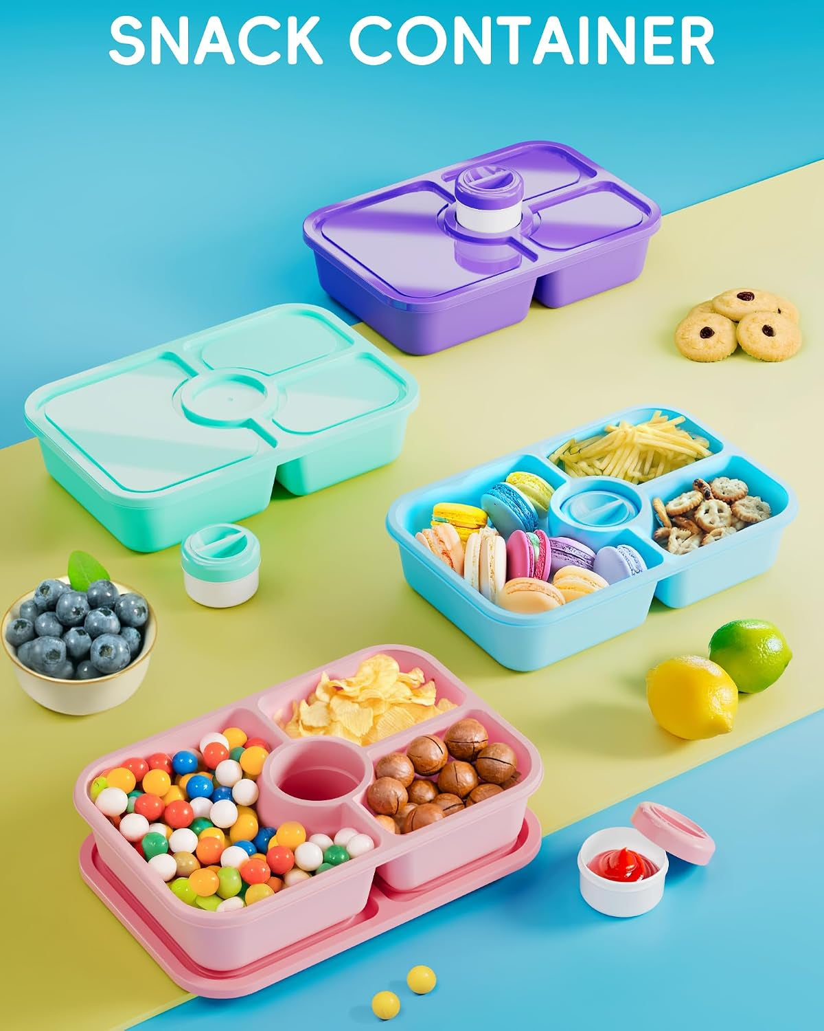 4-pcs-bento-snack-box-containers-4-compartment-divided-stackable-food-storage-containers-with-lids-meal-prep-lunch-container-with-sauce-cups