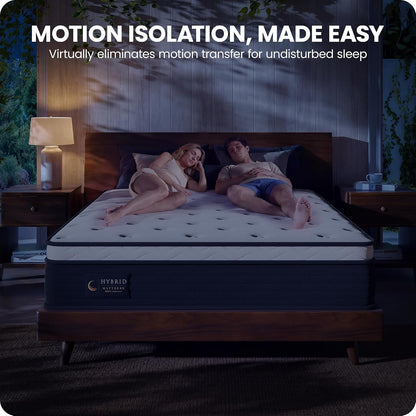 Full Mattress 10 Inch, Firm Hybrid Mattress for Back Pain Relief6