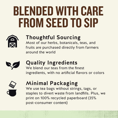 Herbal Tea Sampler Variety Pack, Caffeine Free, 18 Tea Bags Box5