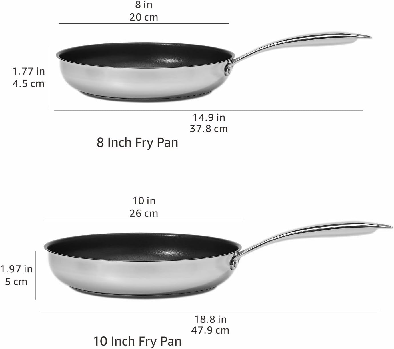 2-piece-non-stick-stainless-steel-fry-pan-set-oven-safe-induction-compatible-stay-cool-handles-10-inch-and-8-inch