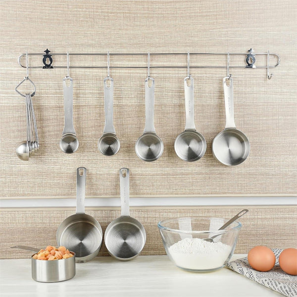 Measuring Cups Set, 18/8 (304) Stainless Steel Measuring Cups for Kitchen & Baking, Heavy Duty Solid Measurement Cups, Us & Metric Measure Tools with 1/16, 1/8, 2/3 &3/4 Cups9