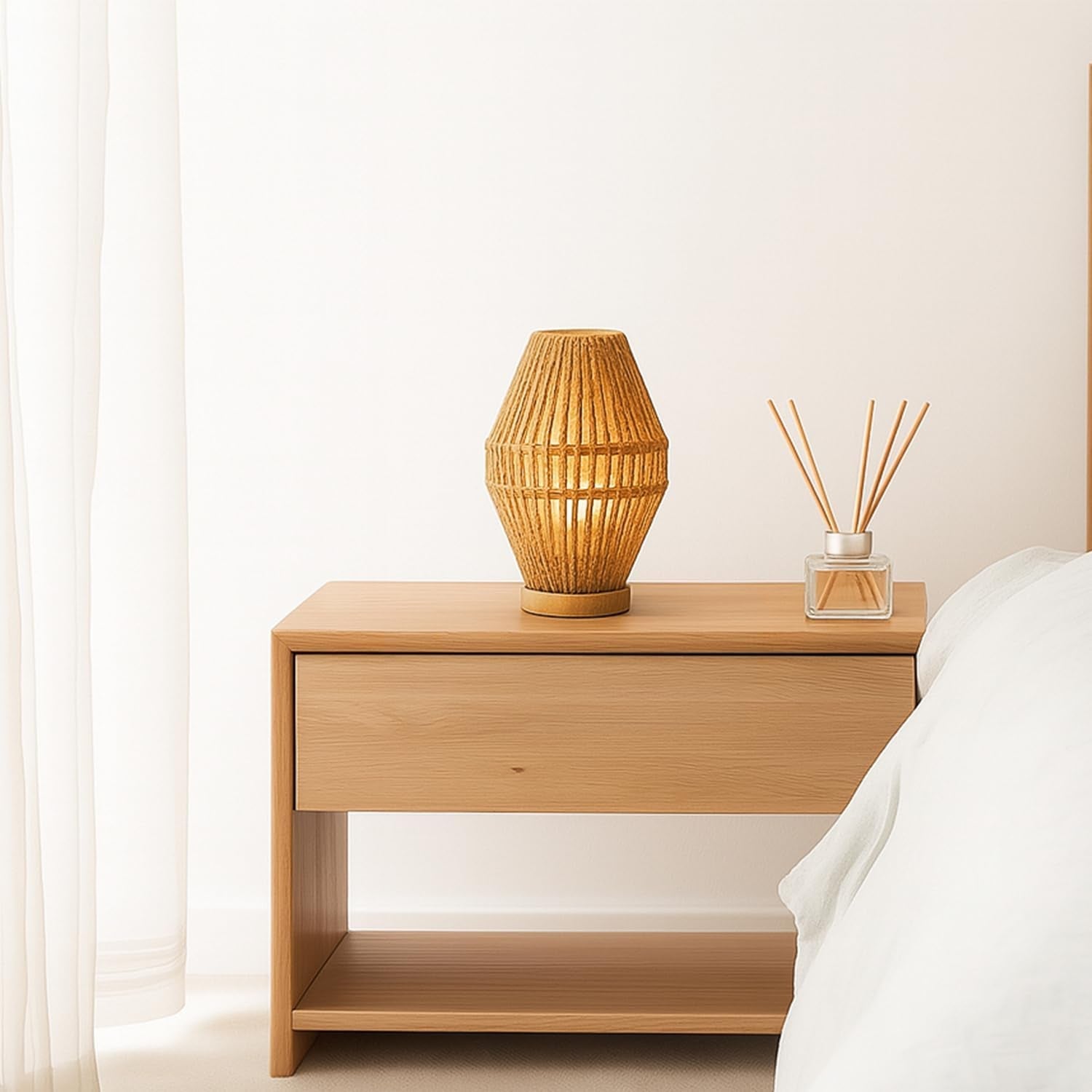 boho-table-lamps-for-bedroom-living-room-small-natural-woven-basket-lanterns-with-paper-string-shades