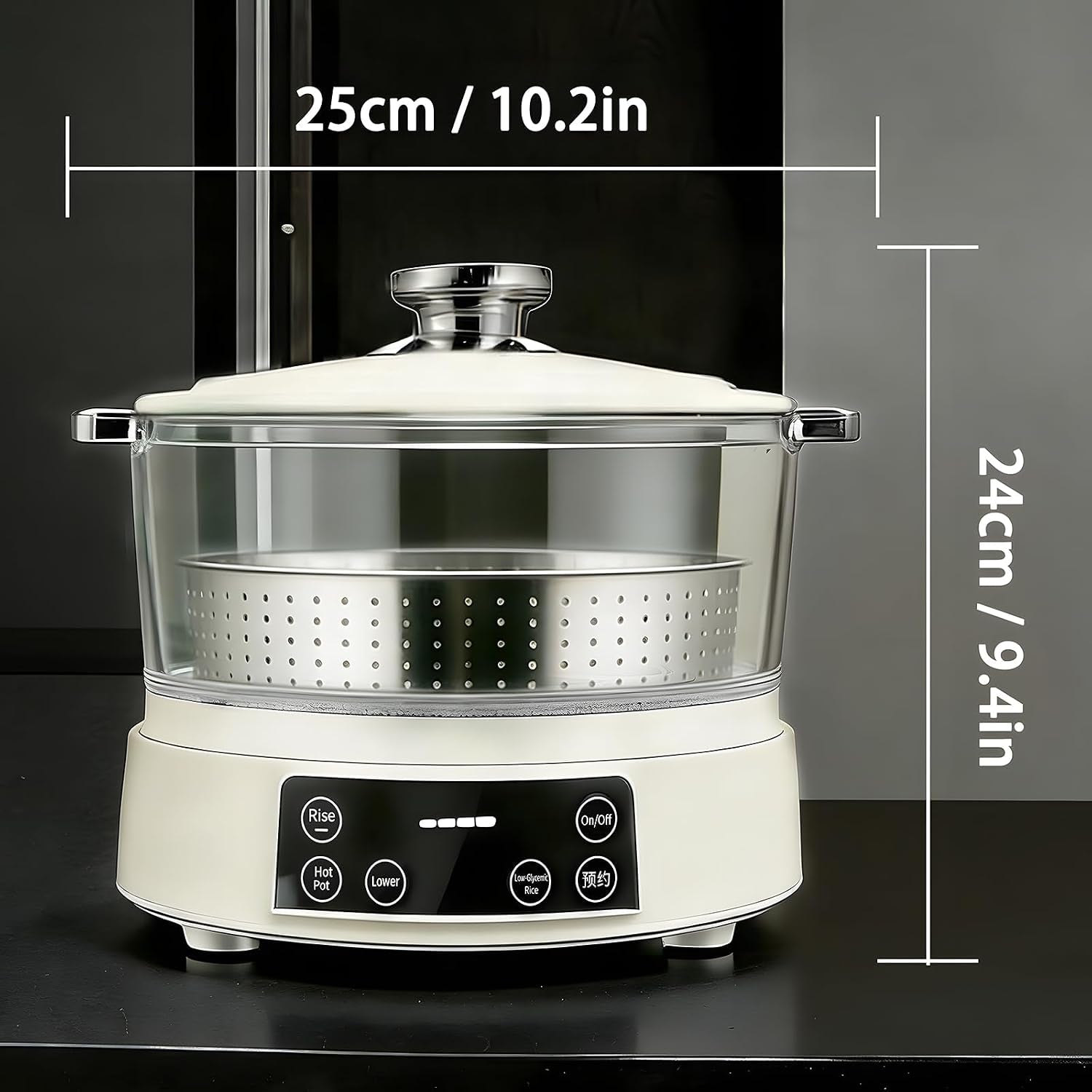 3l-low-carb-rice-cooker-multi-rice-cooker-with-auto-lift-filter-basket-separate-rice-from-soup-steam-or-boil-smart-touchscreen-precise-temperature-control-for-home-use