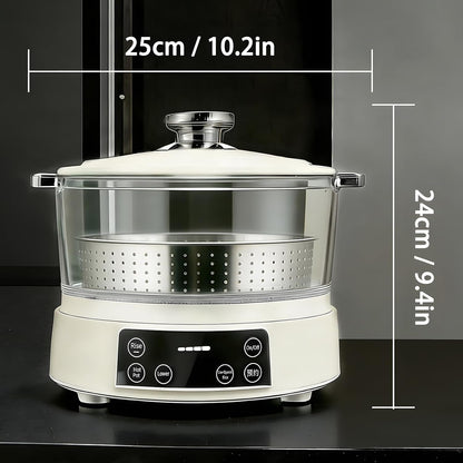 3L Low Carb Rice Cooker, Multi-Rice Cooker with Auto Lift Filter Basket, Separate Rice from Soup, Steam or Boil, Smart Touchscreen Precise Temperature Control, for Home Use8