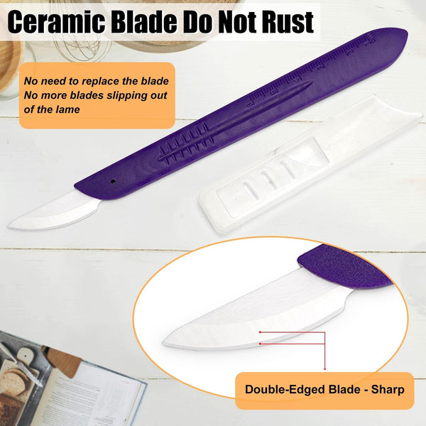 Bread Lame Sourdough Bread Scoring Tool - Purple2