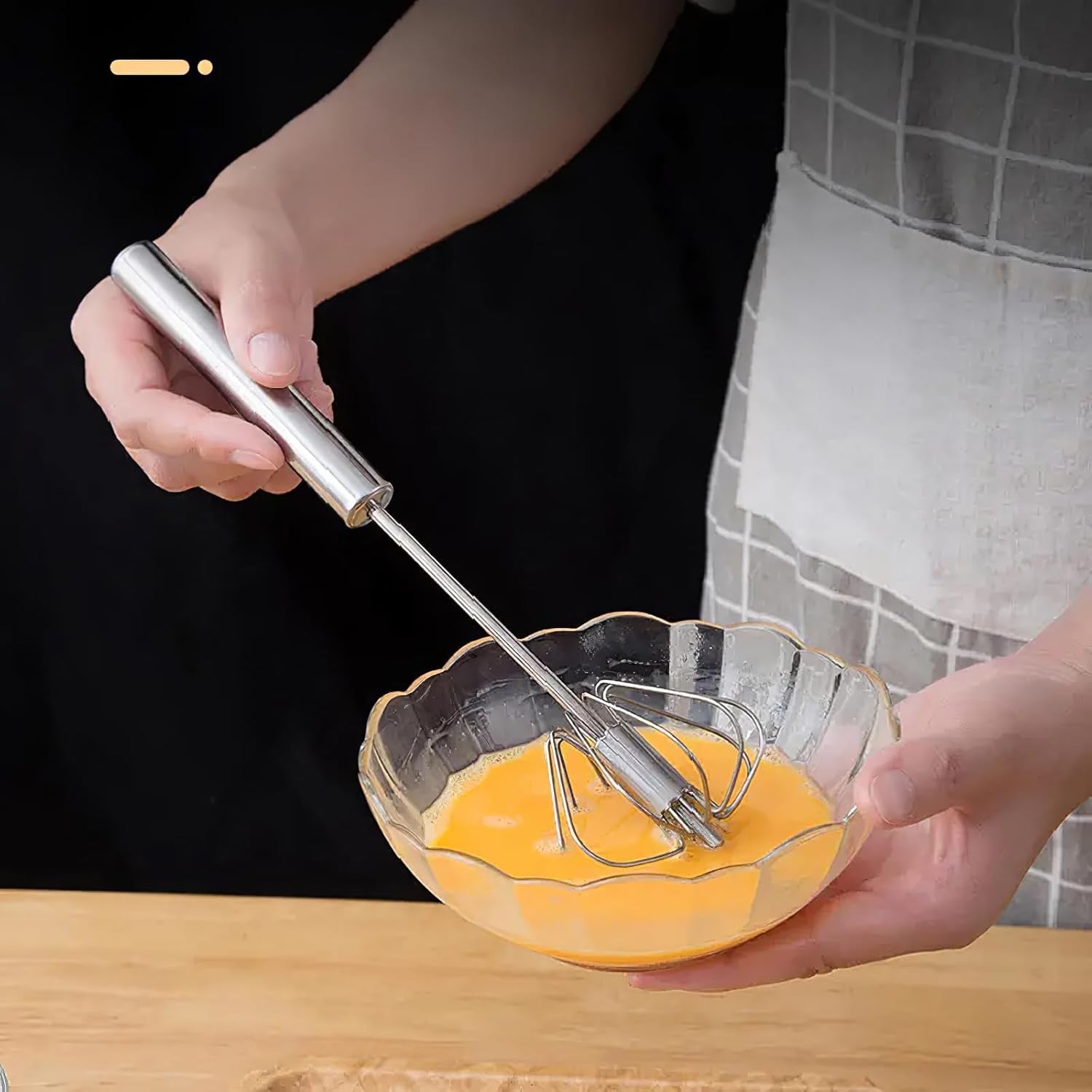 stainless-steel-semi-automatic-whisk-egg-whisk-hand-push-rotary-blender-versatile-hand-push-mixer-stirrer-tool-for-cooking-kitchen-home-egg-milk-10-inches