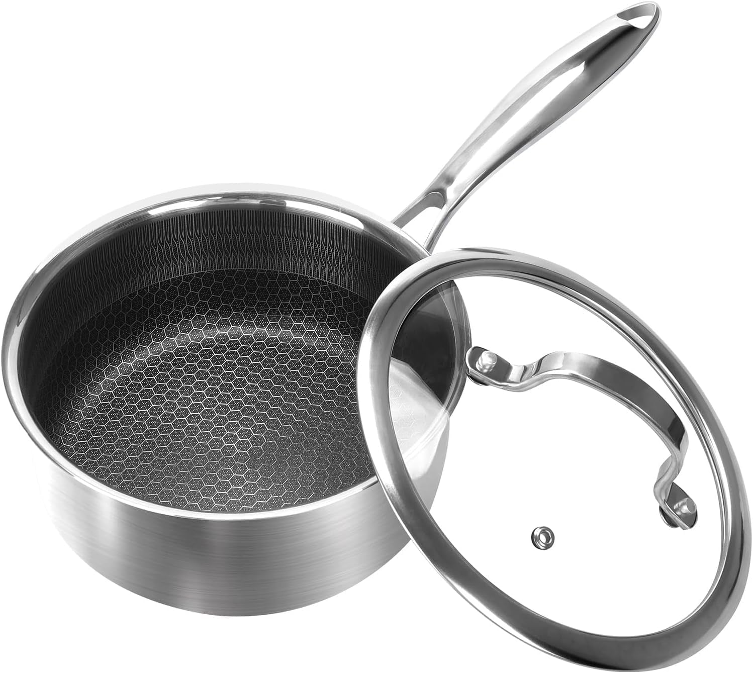 1qt-stainless-steel-saucepan-with-lid-honeycomb-non-stick-cooking-pot-eco-friendly-pfoa-free-coating-compatible-with-all-cooktops-perfect-for-milk-soup-oatmeal-baby-food-dishwasher-safe