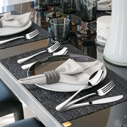 Silverware Set for 12,60 Piece Stainless Steel Flatware Utensil Cutlery Set4