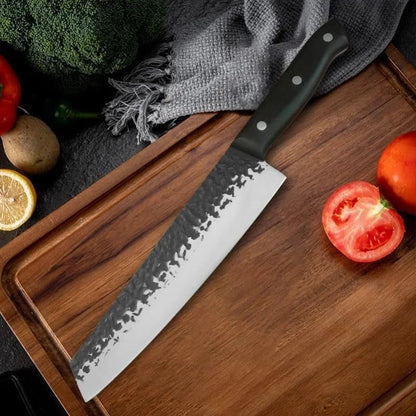 Meat Cleaver, 8 Inch Kitchen Knives Chopping Vegetables Slicing Knife Wood Handle Stainless Steel Handmade Knives3