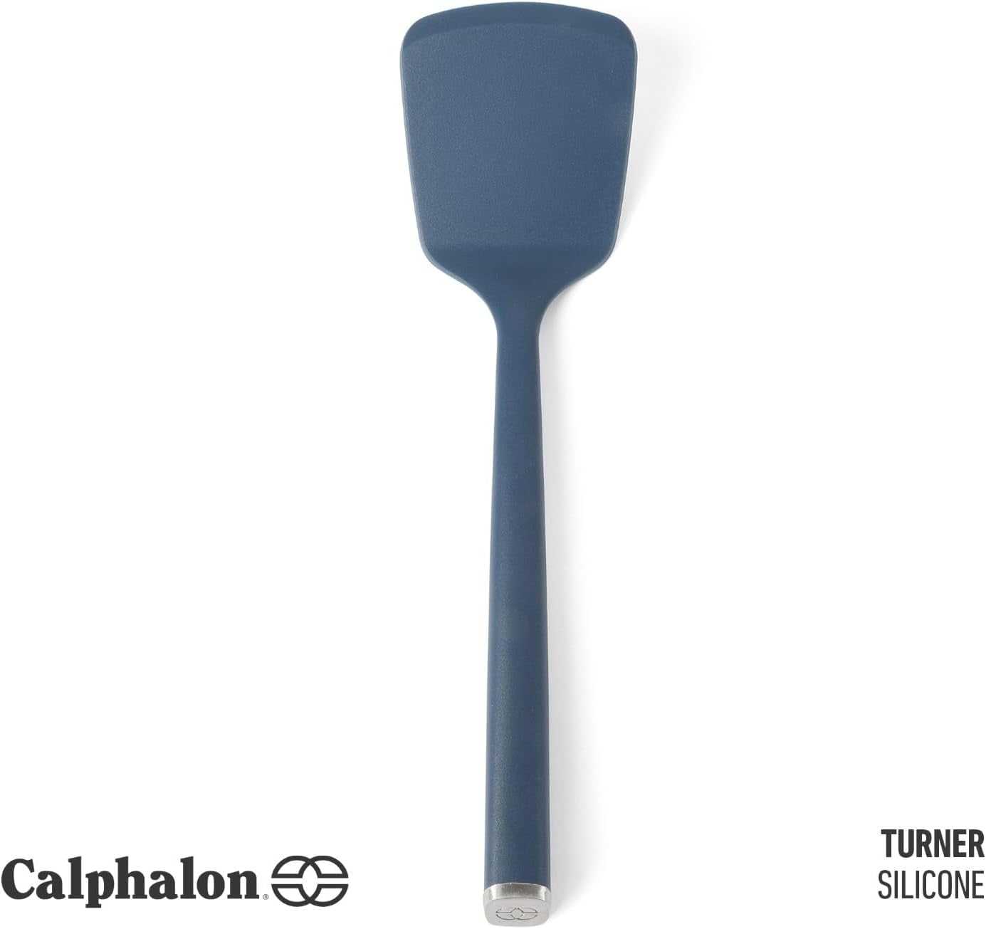 calphalon-edge-silicone-turner-flexible-silicone-cooking-spatula-with-reinforced-core-heat-resistant-nonstick-safe-turner-for-flipping-cooking-navy