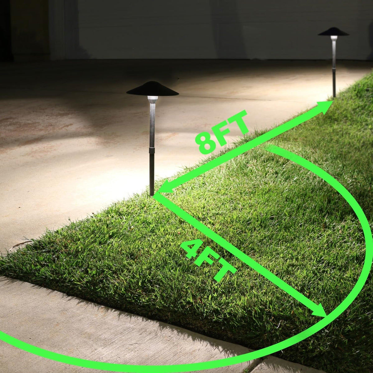 ®-4w-landscape-lighting-12v-landscape-lights-low-voltage-landscape-path-lights-warm-white-waterproof-outdoor-replaceable-g4-led-bulb-for-garden-pathway-lawn-yard-black-2-pack