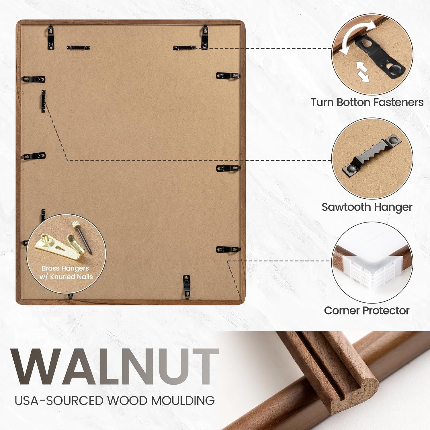 11x14-picture-frame-solid-walnut-wood-photo-frame-rounded-corner-2-pack