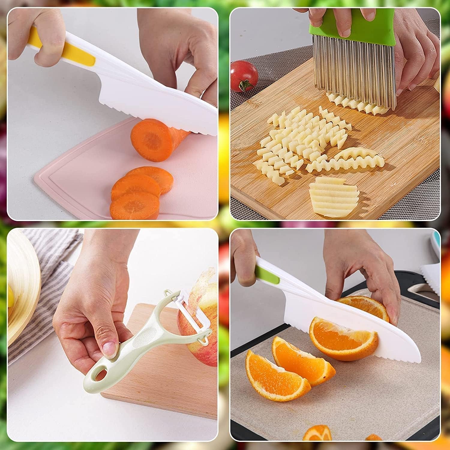 8-pcs-wooden-kitchen-knife-set-for-kids-includes-safe-knives-serrated-plastic-knives-potato-slicers-sandwich-cutter-peeler-and-cutting-board