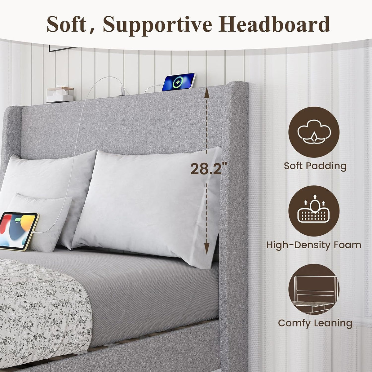 queen-bed-frame-with-upholstered-linen-headboard-platform-bed-with-usb-charging-ports-sturdy-metal-frame-no-box-spring-required-quiet-noise-free-modern-bedroom-furniture-grey