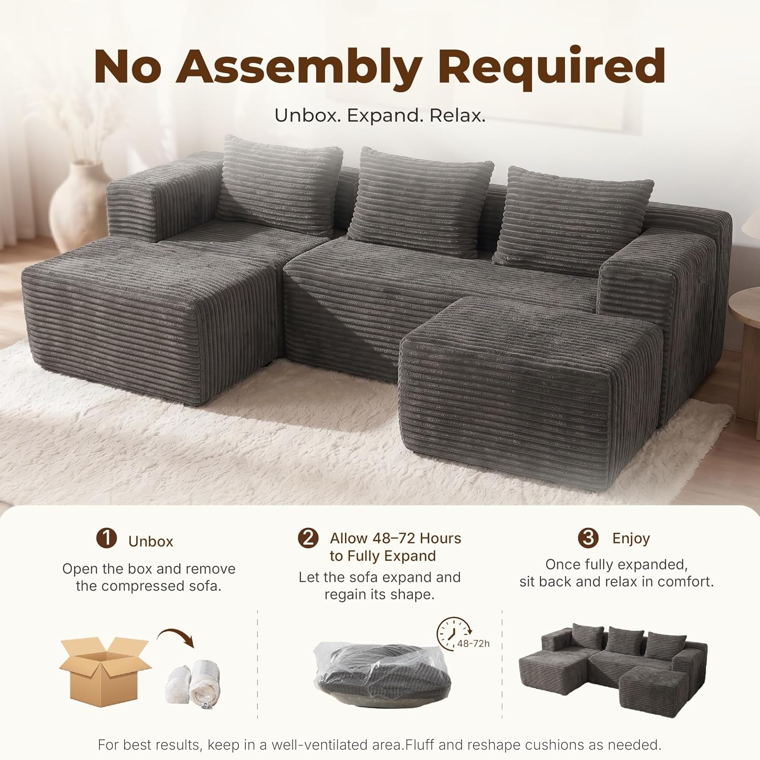 modular-boneless-u-shaped-couches-for-living-room-with-side-pockets
