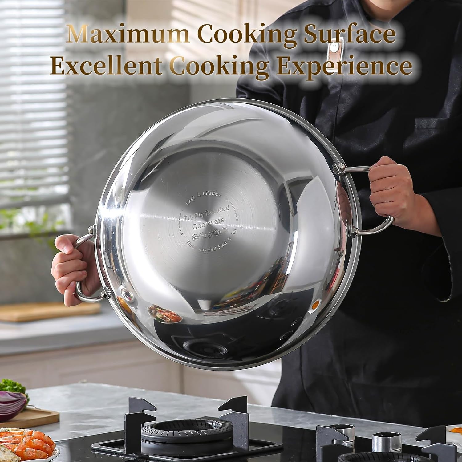 tri-ply-stainless-steel-wok-pan-with-lid-14inch-healthy-non-toxic-flat-bottom-induction-wok-stir-fry-pan-for-glass-top-stove-up-to-600-not-including-lid