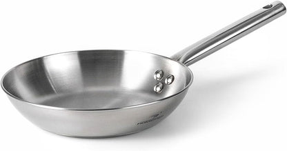 Mirror Polished NICKEL FREE 8-Inch Fry Pan Stainless Steel (No Toxic Non Stick Coating) - Skillet Pan Flat Bottom Fry Pans - Omelette Pan Egg Pan - Induction Cookware Frying Pan1