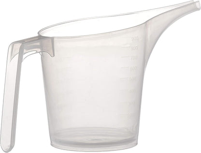 Easy Pour Measuring Cup with Funnel Spout, 3.5, Clear Plastic1