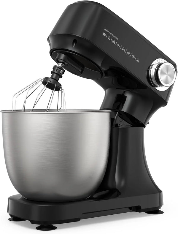 Stand Mixer 4.8 Qt Electric Food Mixer 12 Speeds Portable Lightweight Kitchen Mixer for Daily Use with Egg Whisk, Dough Hook, Flat Beater1