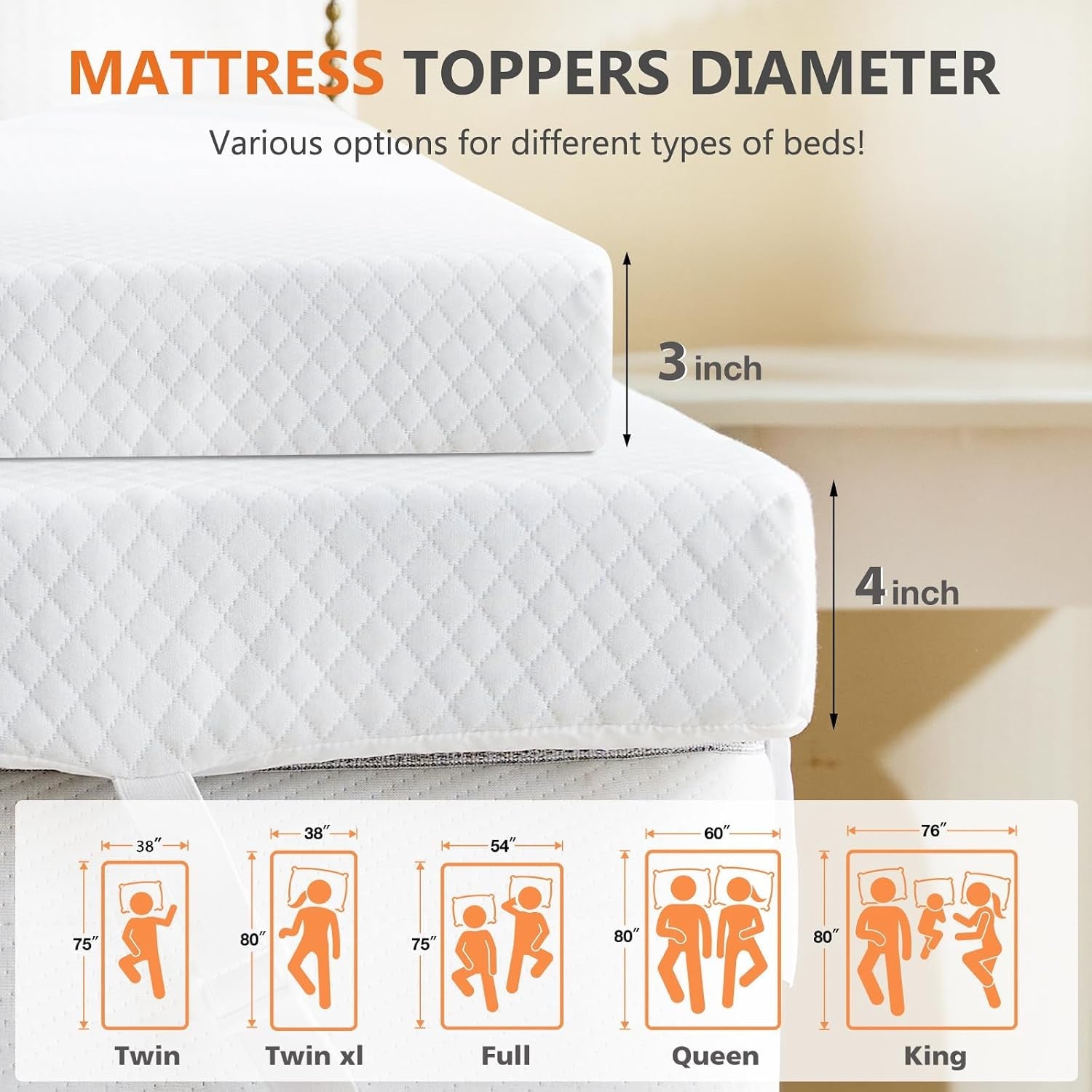 full-mattress-topper-memory-foam-pad-3-inch-cooling-gel-infused-removable-soft-cover-ventilated-sleeper-sofa-rv-camper-white