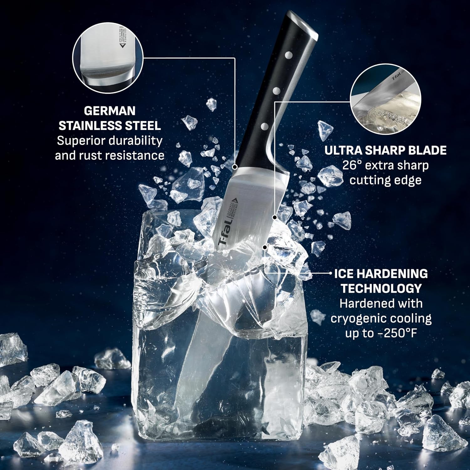 ice-force-11-piece-german-stainless-steel-kitchen-knife-block-set-x50crmov15-steel-26-degree-cutting-edge-ice-hardening-to-250f-ergonomic-handle-with-finger-guard-includes-steak-knives