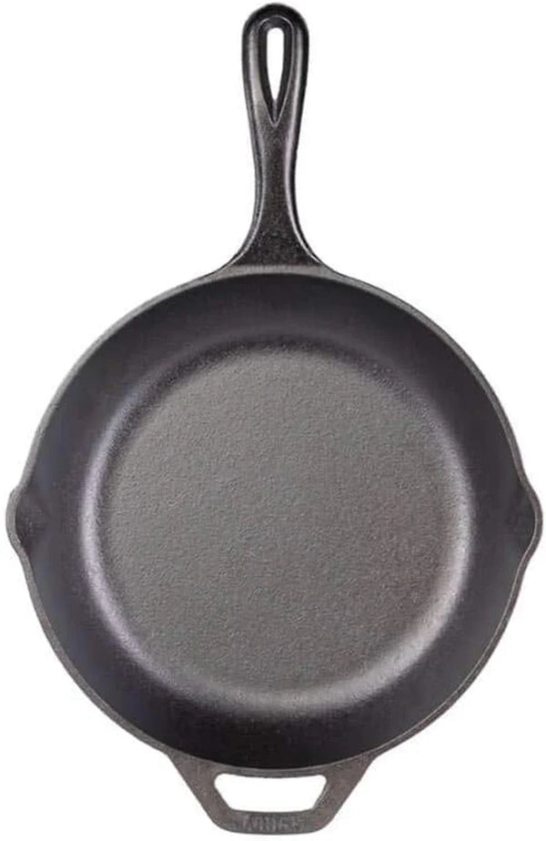 Chef Collection 10" Pre-Seasoned Cast Iron Skillet - Kitchen Essential for Frying & Searing2