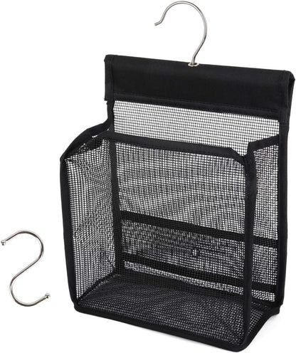 Hanging Mesh Shower Caddy College with Hooks, Bath Baskets Organizer Storage for College Dorm Rooms, Gym, Swimming and Travel1