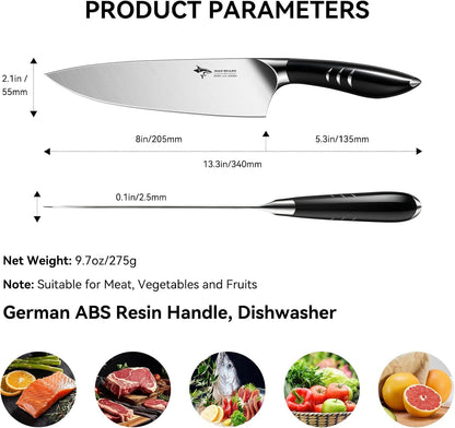 Chef Knife 8 Inch Chopping Knife High Carbon Stainless Steel6