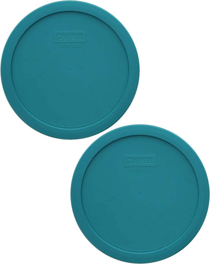 7402-PC 6/7-Cup Turquoise Food Storage Lid (2-Pack) - Made in USA2