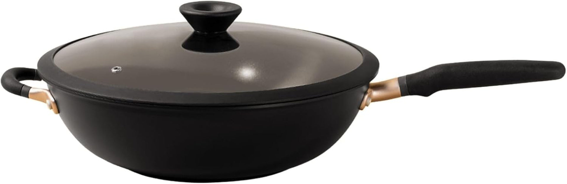 nonstick-wok-with-glass-lid-12-5-induction-compatible-stir-fry-pan-hard-anodized-dishwasher-safe-oven-safe-matte-black-with-silicone-handles-accent-series-cookware-12-5inch-32cm