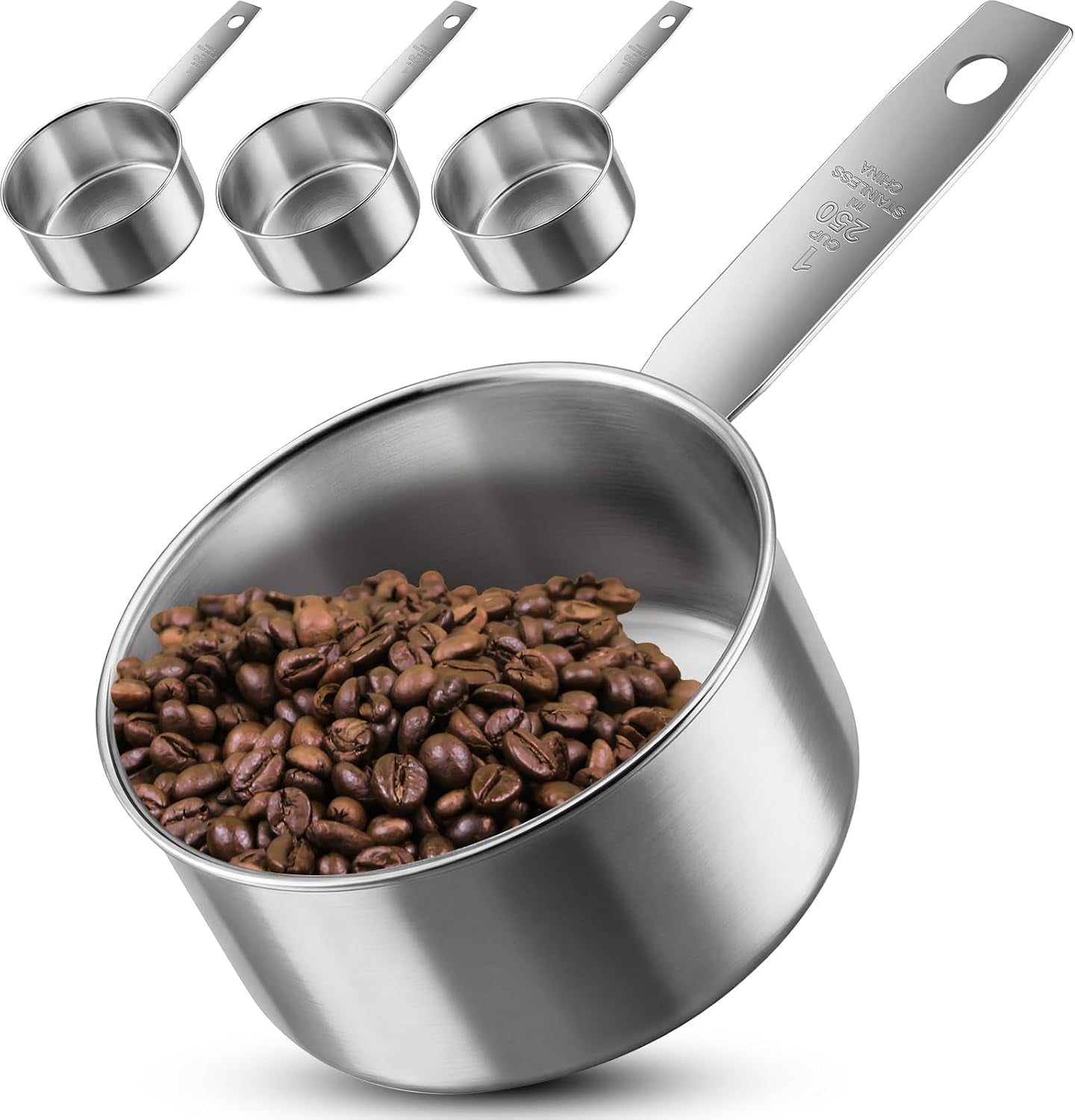 4pcs-1-cup-measuring-cup-1-cup-measure-scoops-stainless-steel-measurin-cups-for-canisters