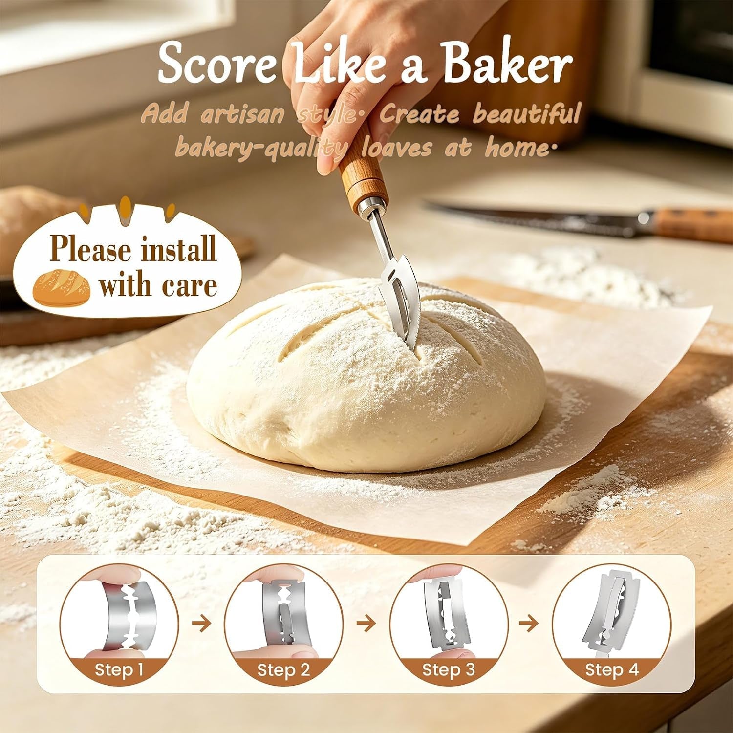 sourdough-starter-kit-sourdough-bread-baking-supplies-banneton-bread-proofing-basket-with-starter-jar-dough-whisk-scrapers-recipe-round-bread-proofing-basket-for-bread-baking