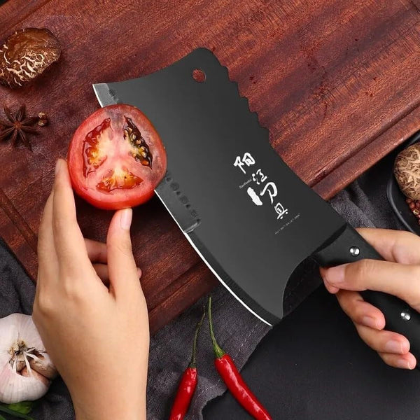 Meat Cleaver,Cleaver Knife, Butcher Knife Stainless Steel Bone Chopping Knife Meat Vegetables Slicing Cleaver High Hardness Kitchen Chef Knife, Zengjianhong51216