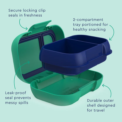 Bentgo Kids Snack Leak-Proof 2 Compartment Bento-Style Container5