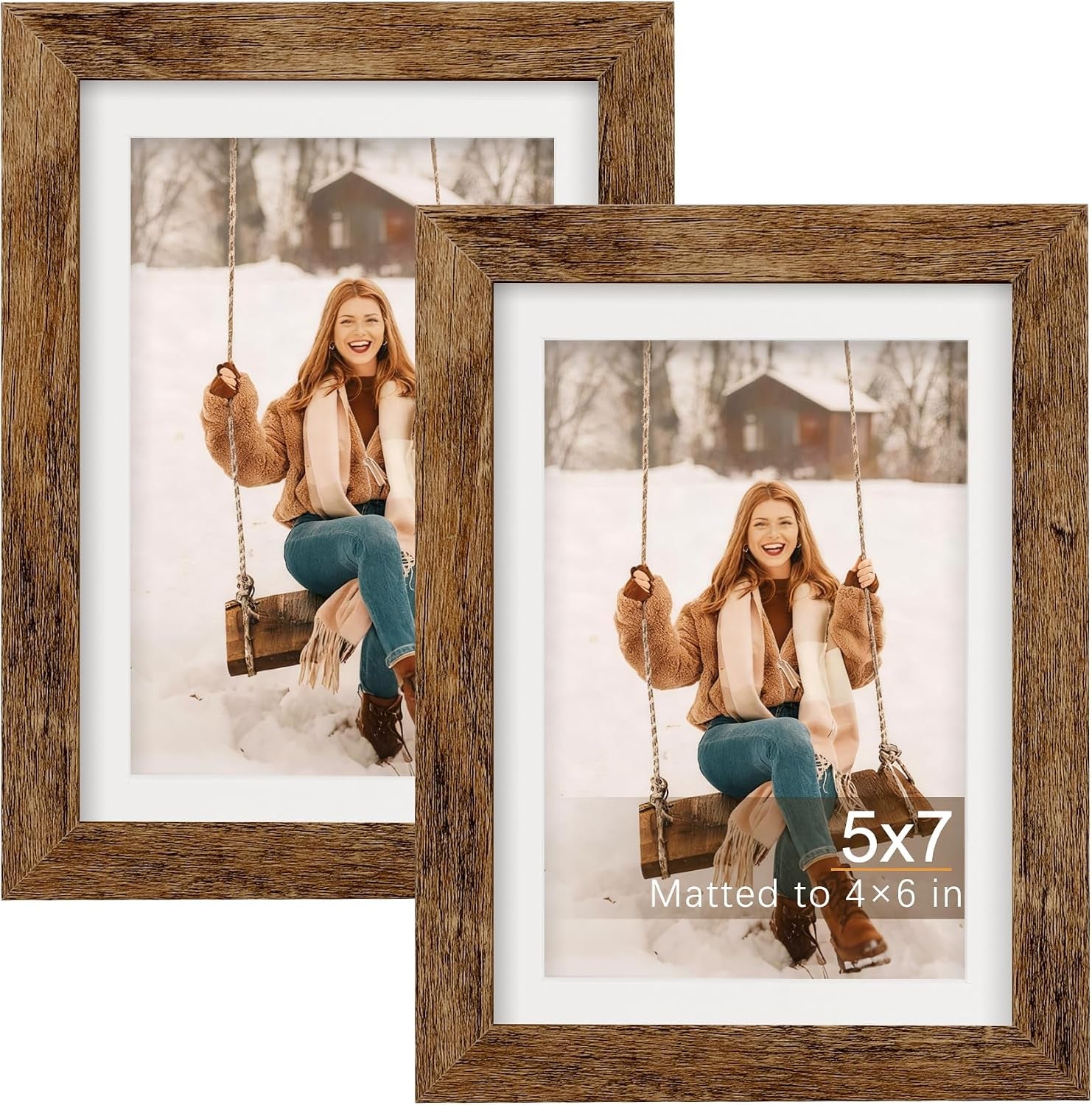 5x7-picture-frames-with-4x6-mat-set-of-2-rustic-brown