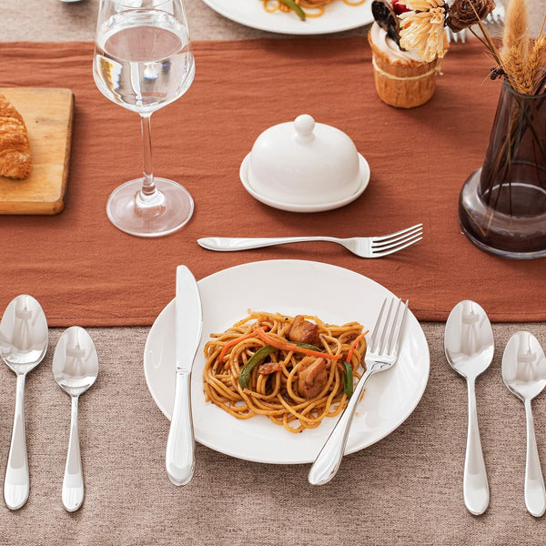 20-Piece Silverware Set for 4,18/10 Stainless Steel | Mirror Polished, Dishwasher Safe , for Home, Restaurant, Wedding and Party Use8