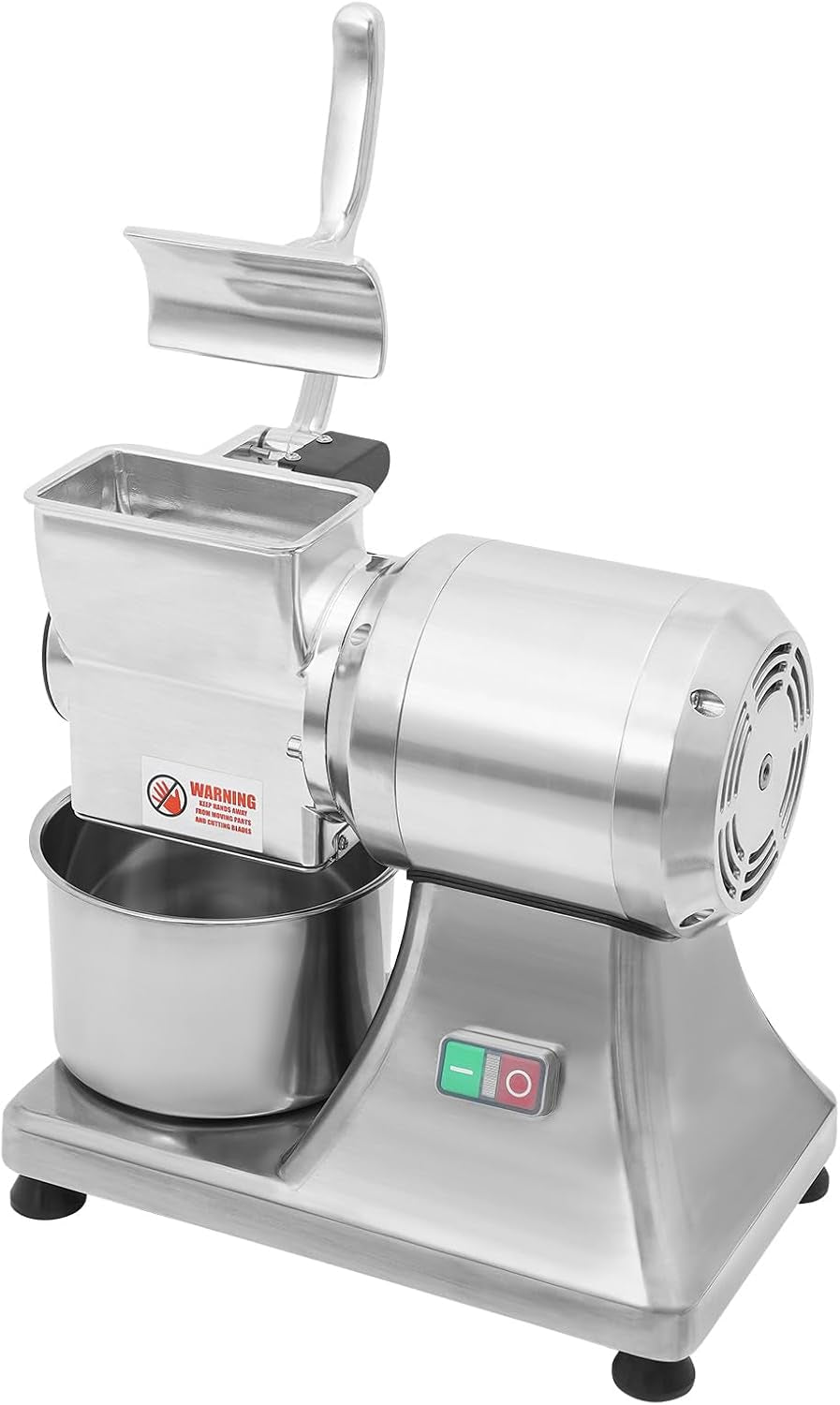 electric-cheese-grating-machine-550w-110v-multifunctional-automatic-vegetable-cutter-and-food-processor-stainless-steel-crushing-barrel-food-for-cheese-butter-bread-bran-88lbs-h-production