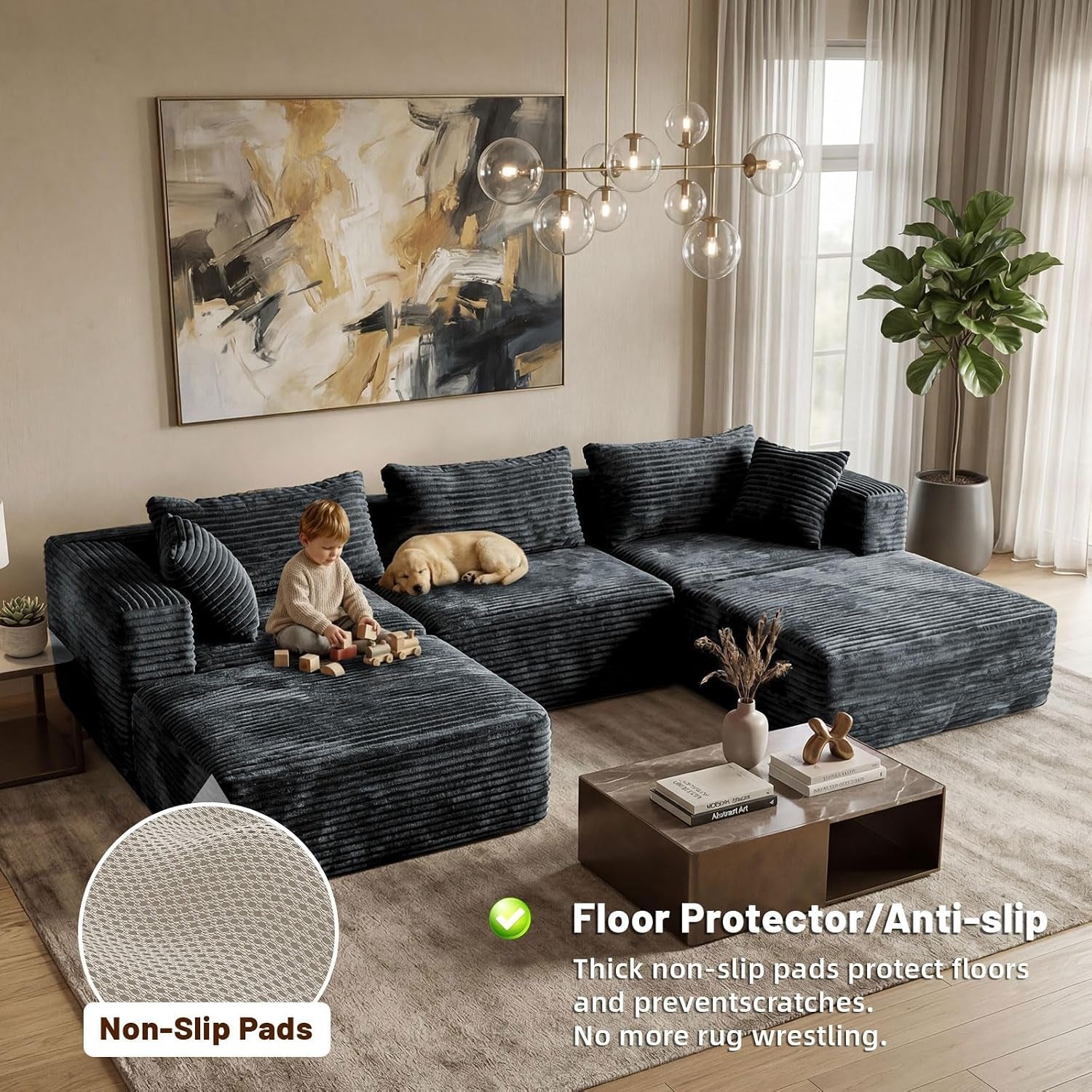 110-modular-sectional-boneless-sofa-with-2-ottomans-corduroy-u-shaped-modular-sectional-sofa-convertible-cloud-couch-with-deep-seats-no-assembly-required-grey-110-3seat-2-0ttoman