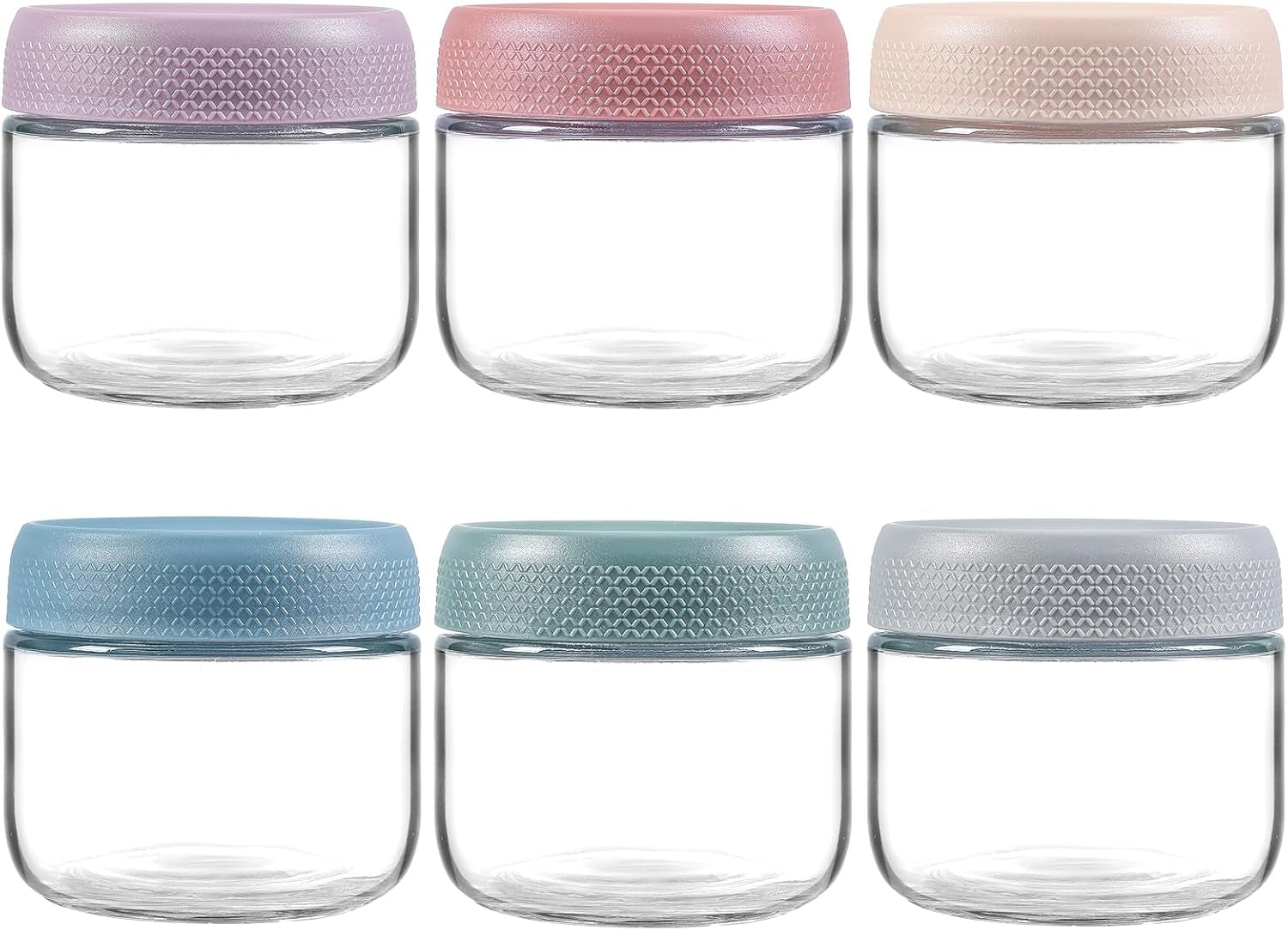 6-pack-8oz-glass-jars-with-airtight-lids-overnight-oats-containers-with-lids-wide-mouth-mason-salad-jars-glass-food-storage-containers-for-snacks-yogurt-spice-sugar