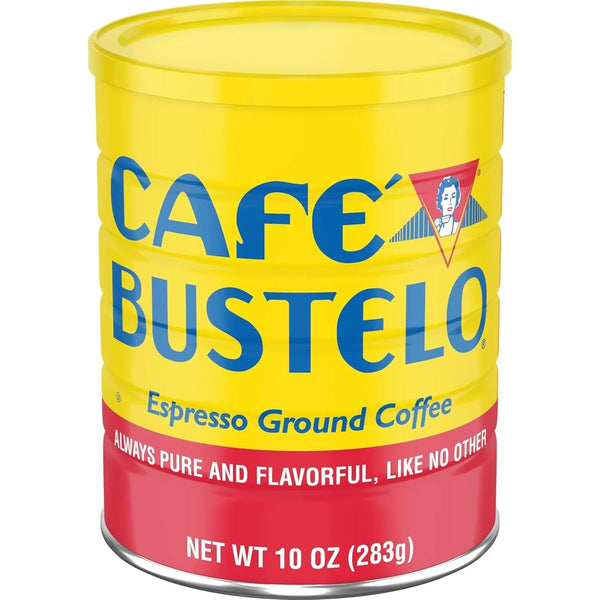 Café Bustelo Espresso Style Dark Roast Ground Coffee, 10 Oz. Can | Packaging May Vary1